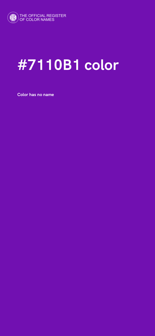 #7110B1 color image