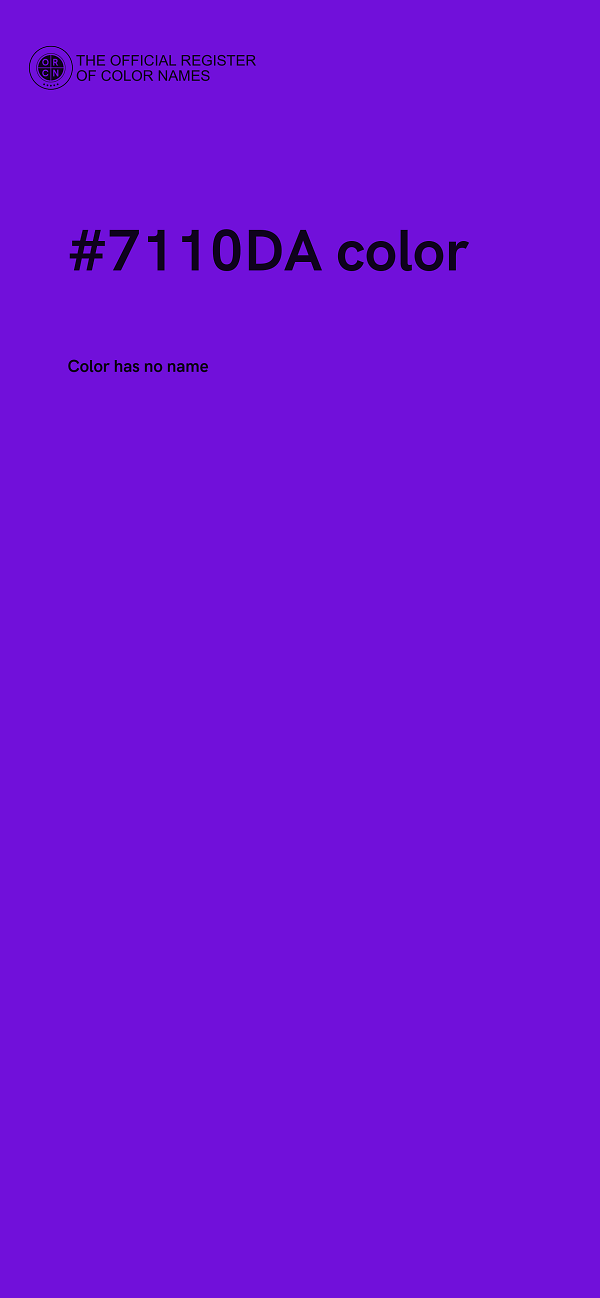 #7110DA color image