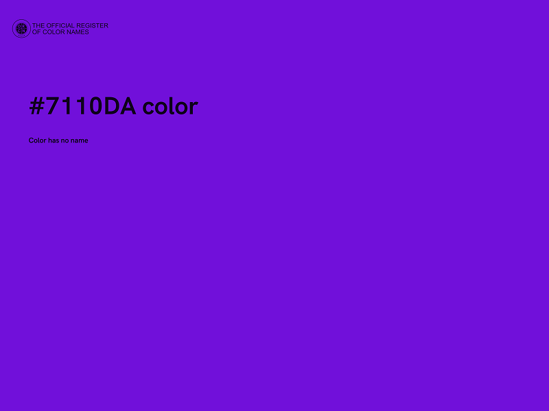 #7110DA color image