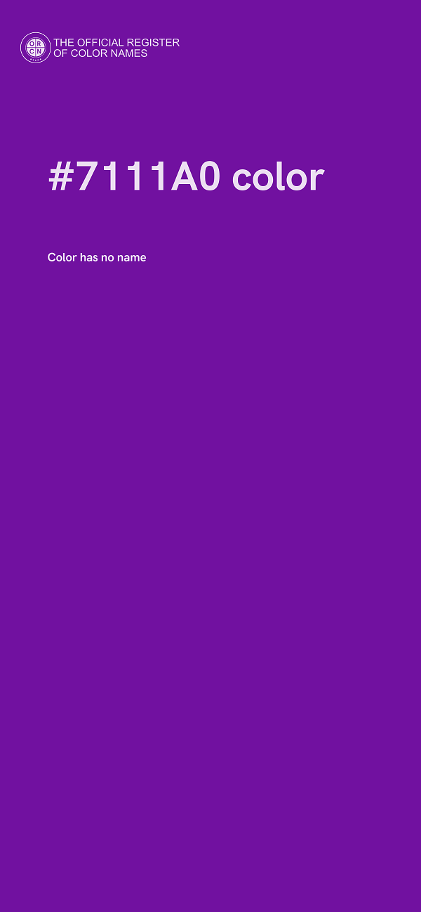 #7111A0 color image