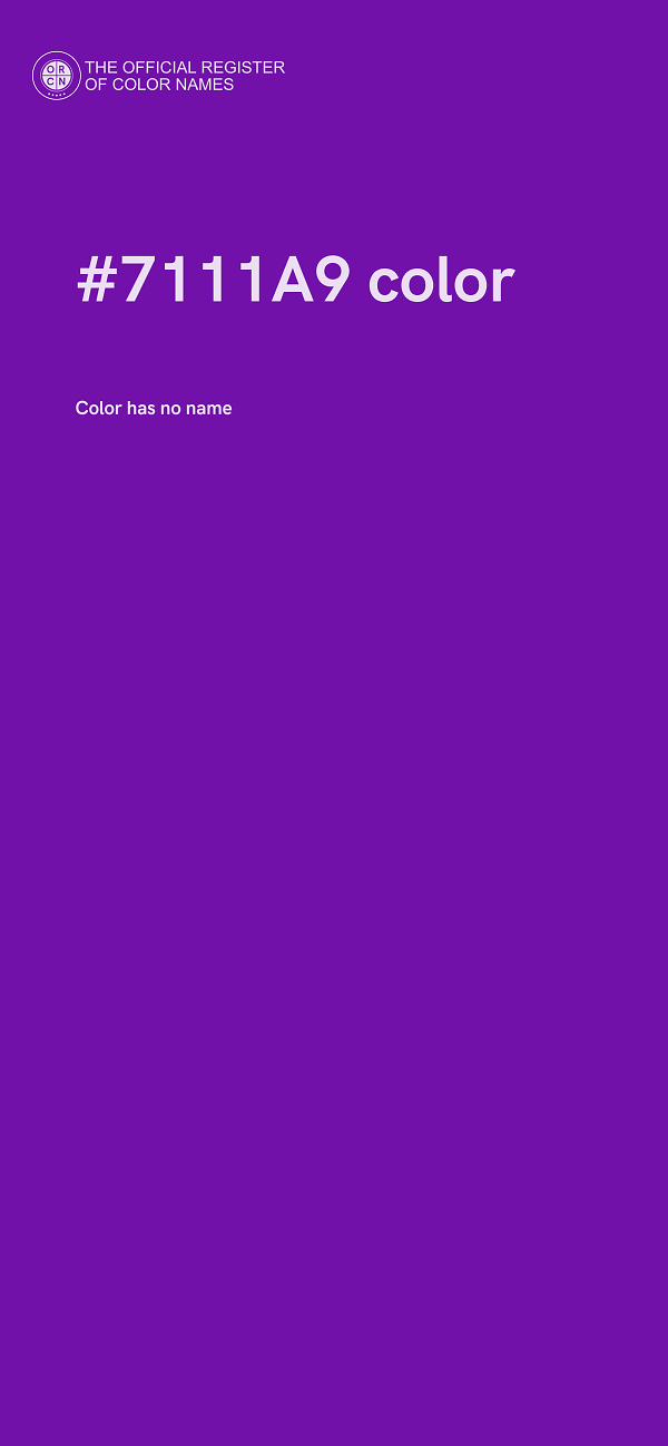 #7111A9 color image
