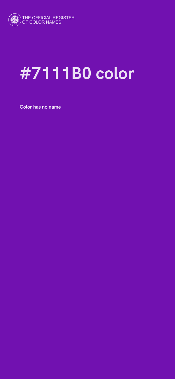 #7111B0 color image