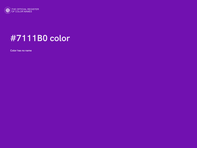 #7111B0 color image