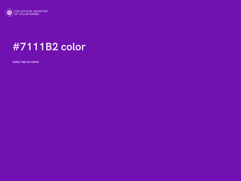 #7111B2 color image