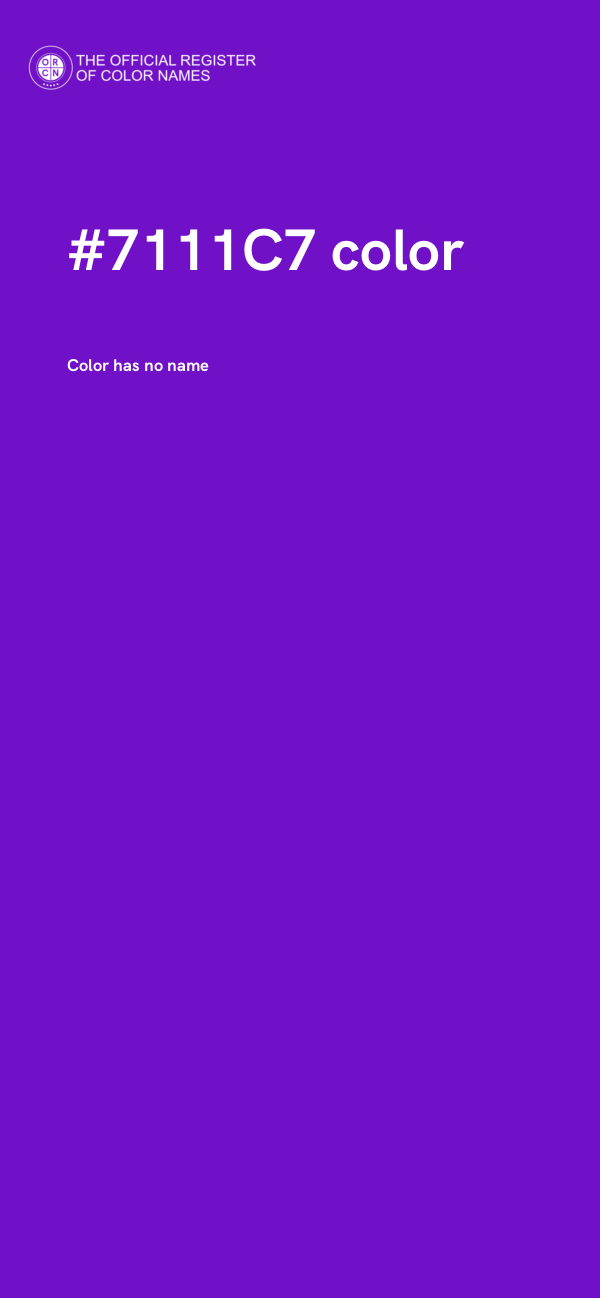 #7111C7 color image