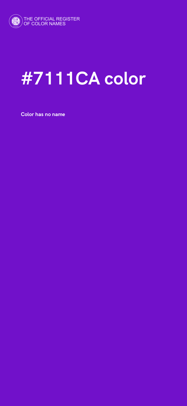 #7111CA color image