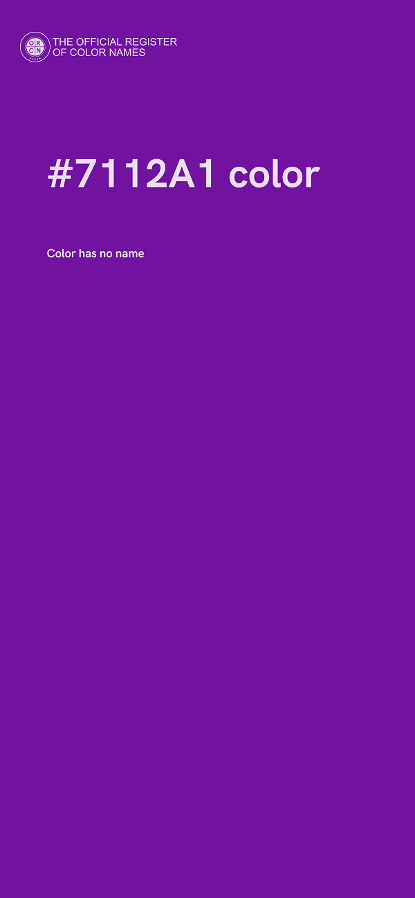 #7112A1 color image