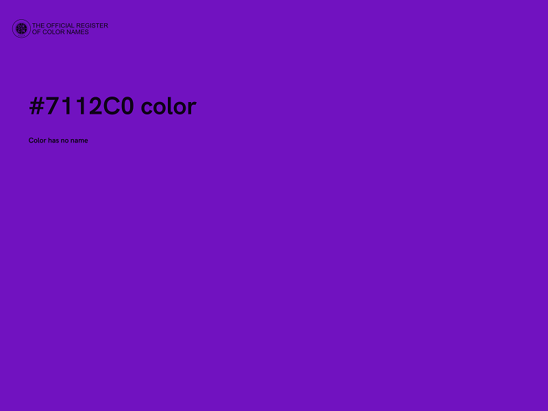 #7112C0 color image