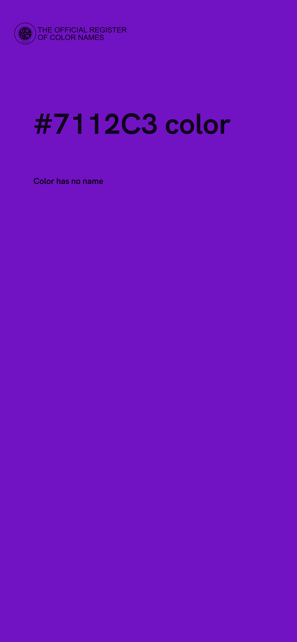 #7112C3 color image