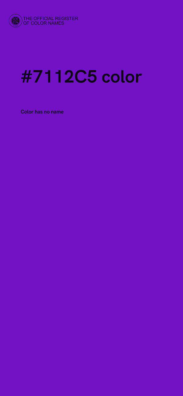 #7112C5 color image