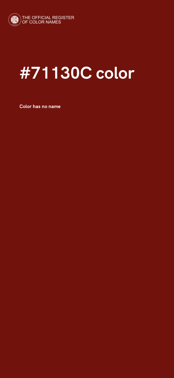 #71130C color image
