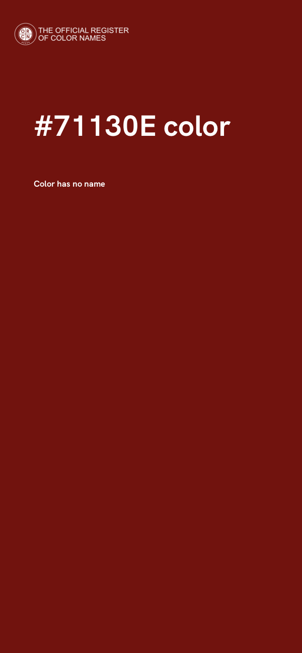 #71130E color image