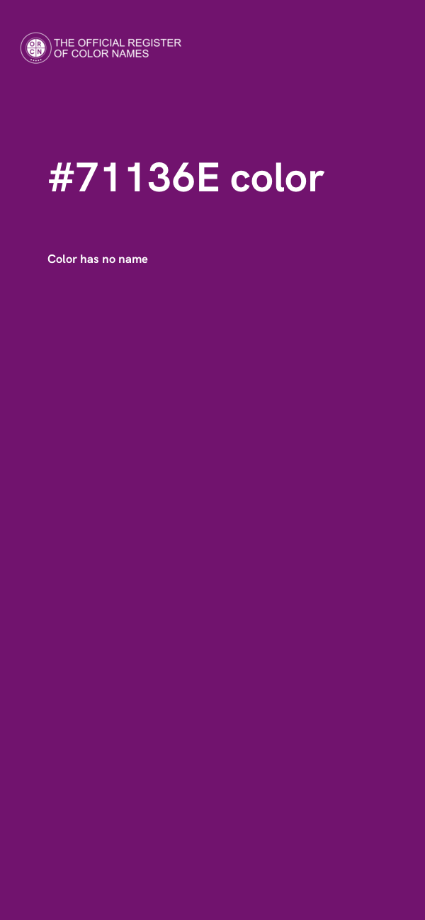 #71136E color image