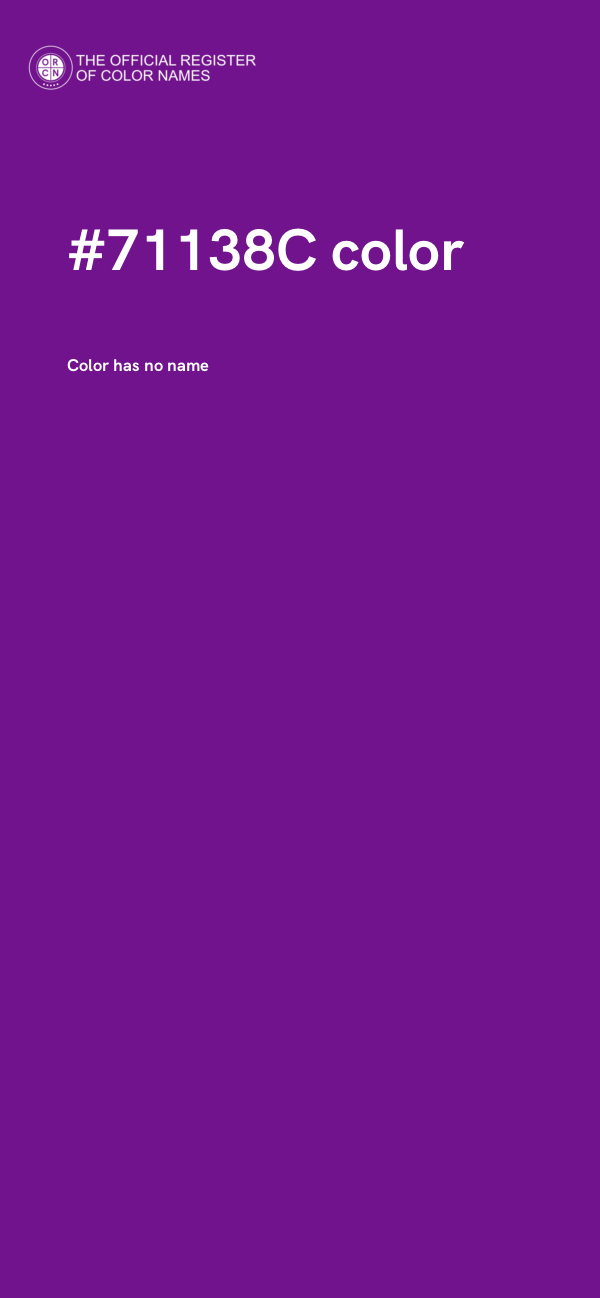#71138C color image