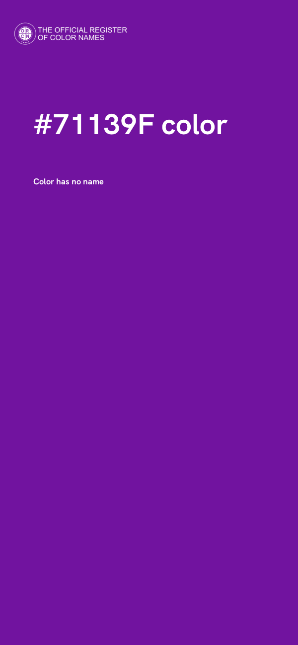 #71139F color image