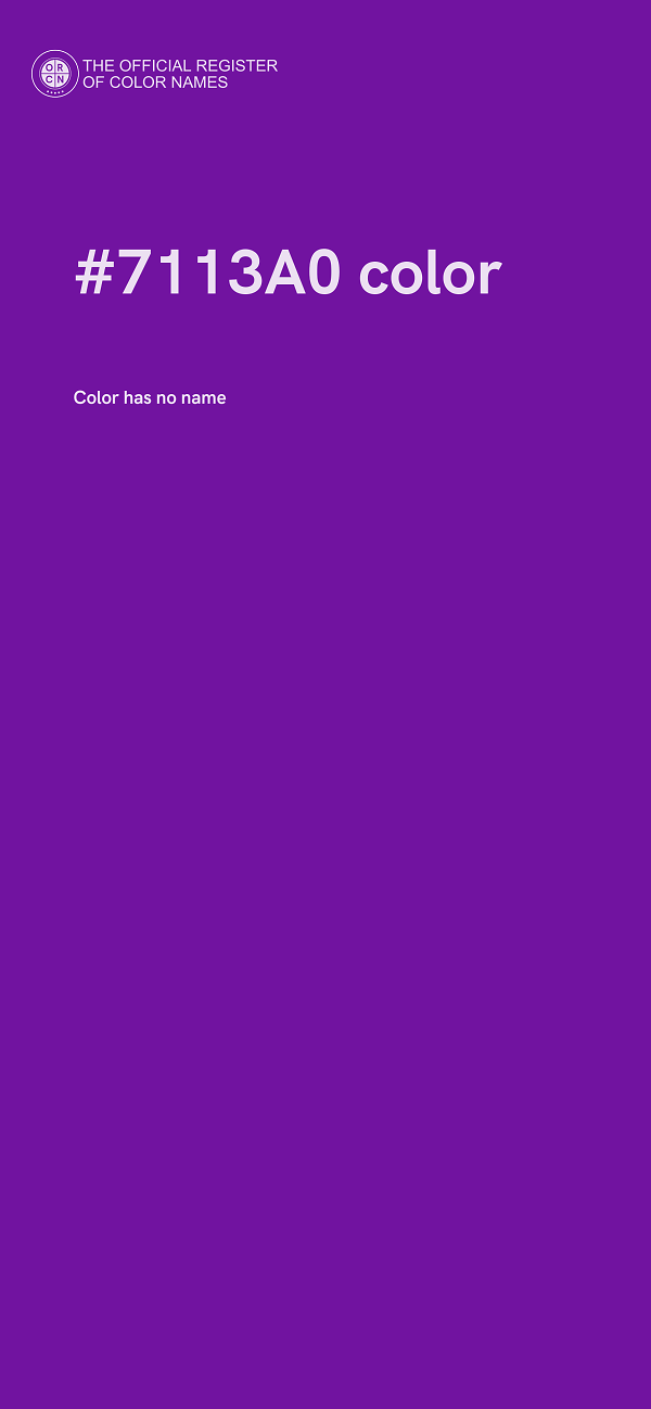 #7113A0 color image