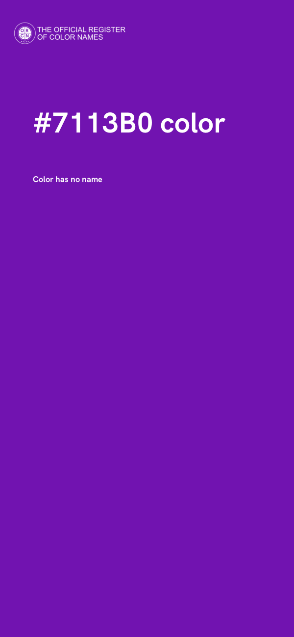 #7113B0 color image