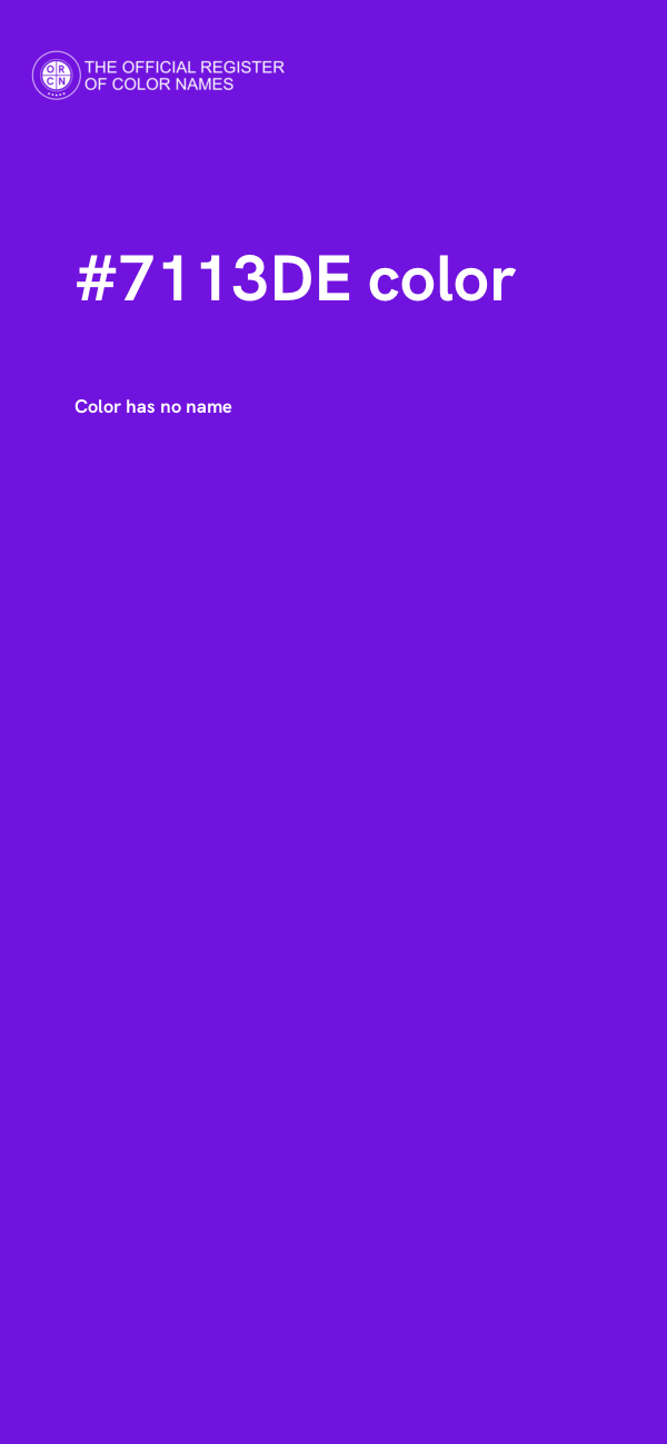 #7113DE color image