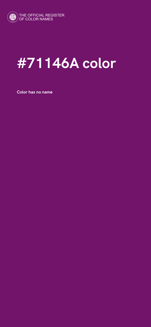 #71146A color image