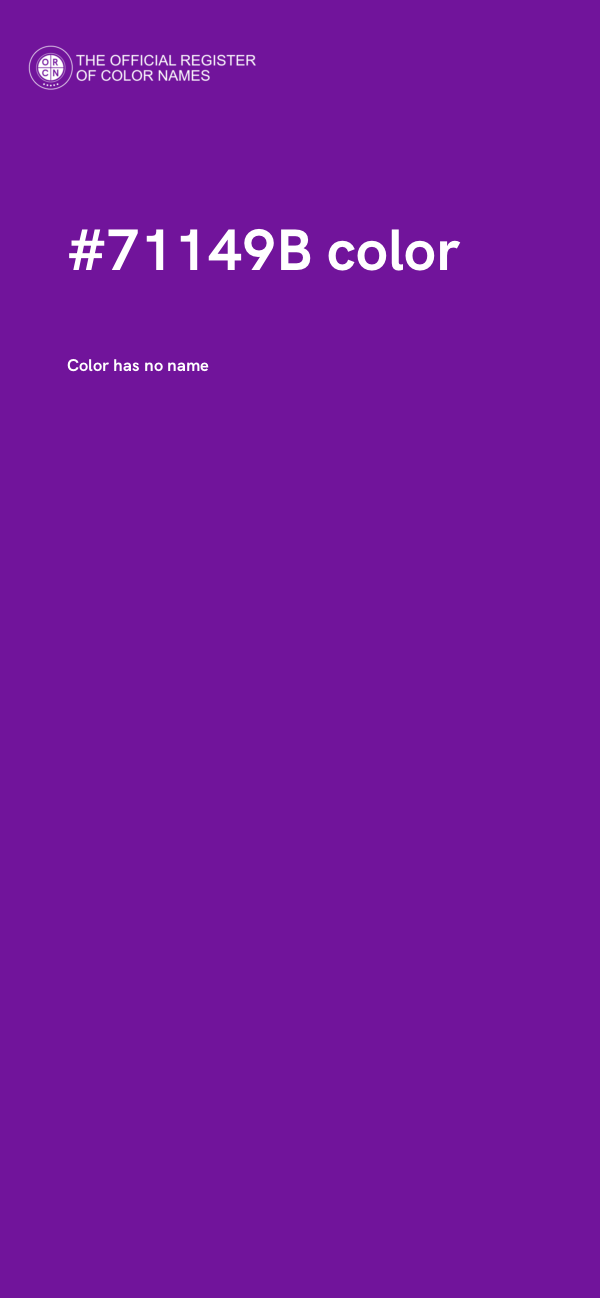 #71149B color image