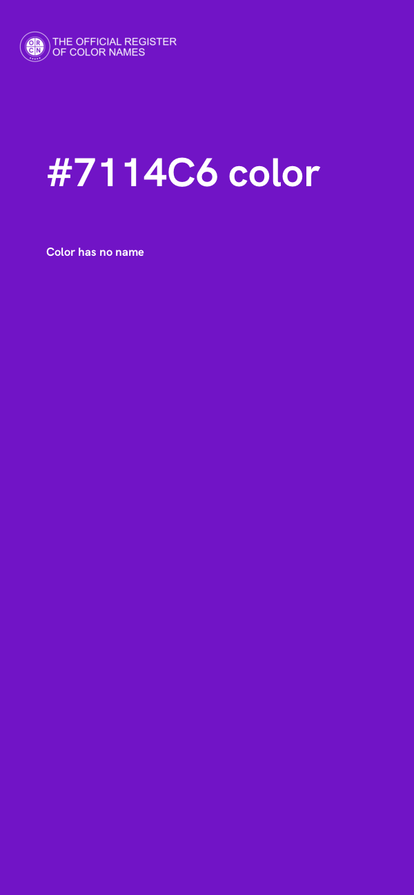 #7114C6 color image