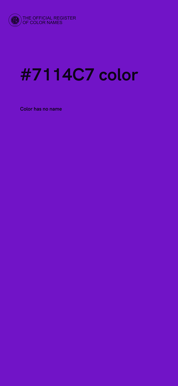 #7114C7 color image