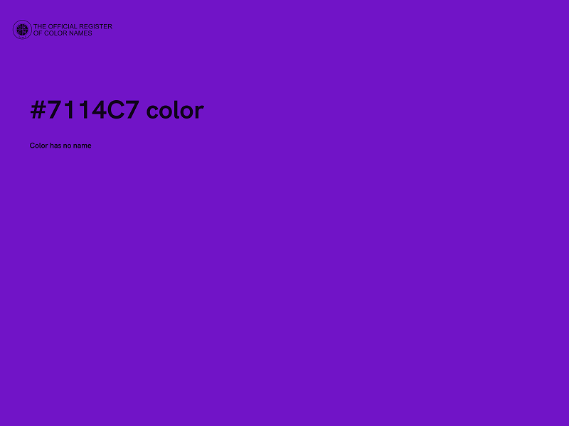 #7114C7 color image