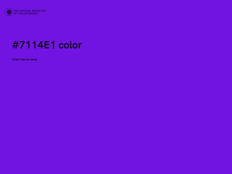 #7114E1 color image