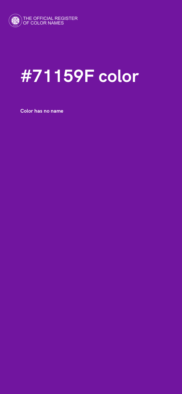 #71159F color image