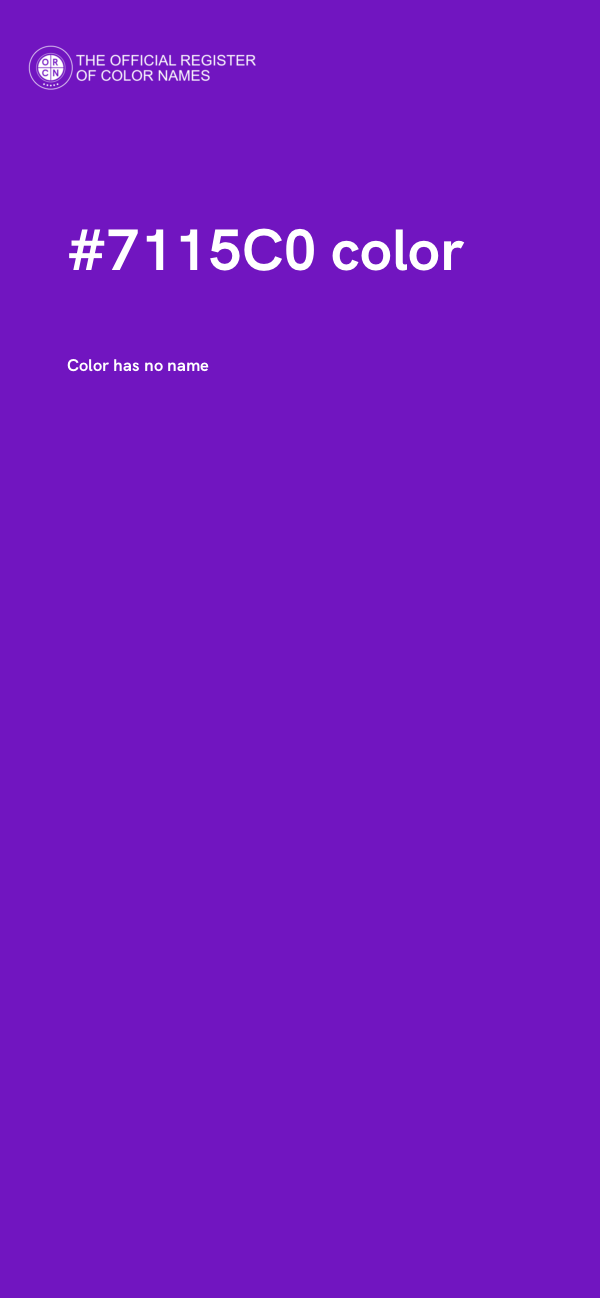 #7115C0 color image