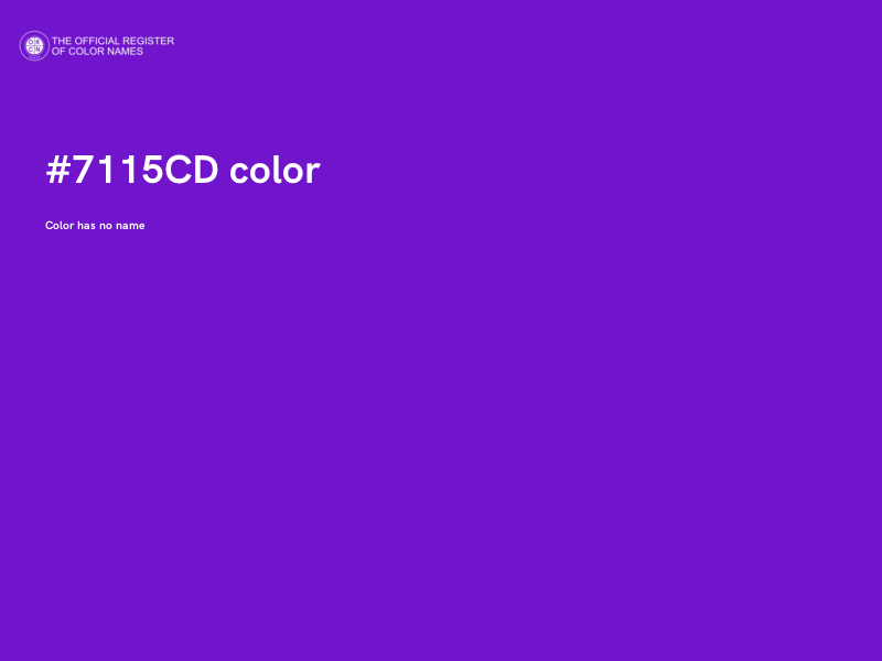 #7115CD color image