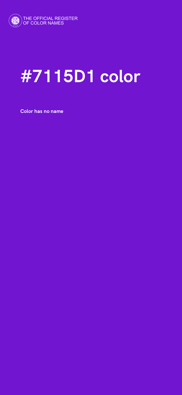 #7115D1 color image