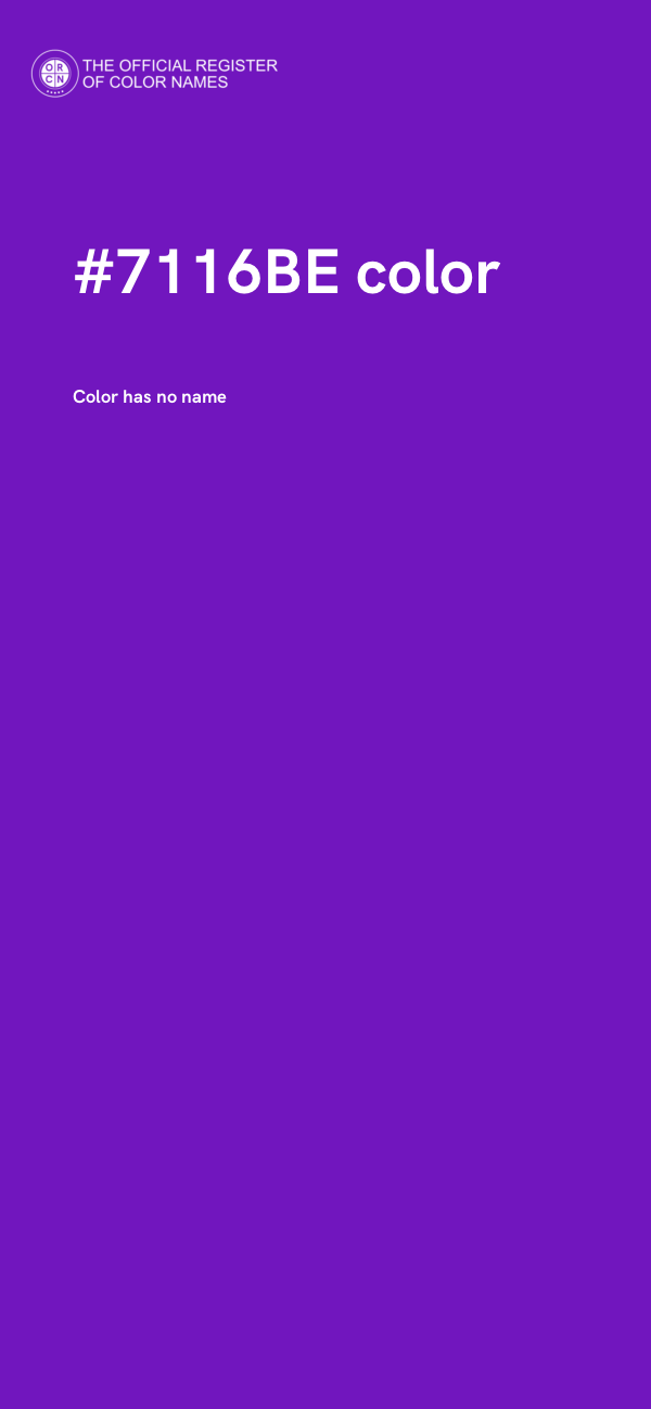 #7116BE color image