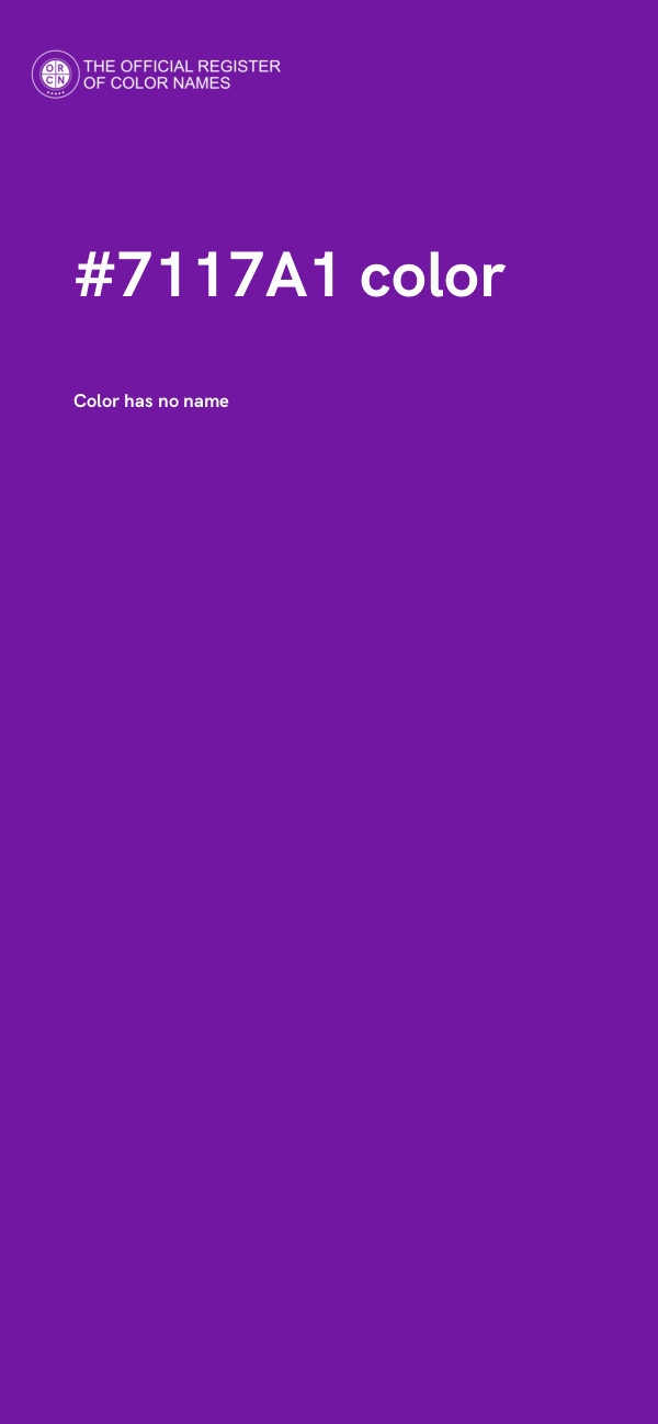 #7117A1 color image