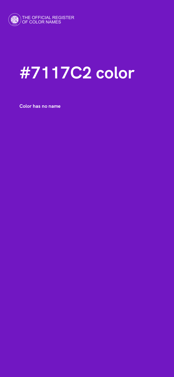 #7117C2 color image