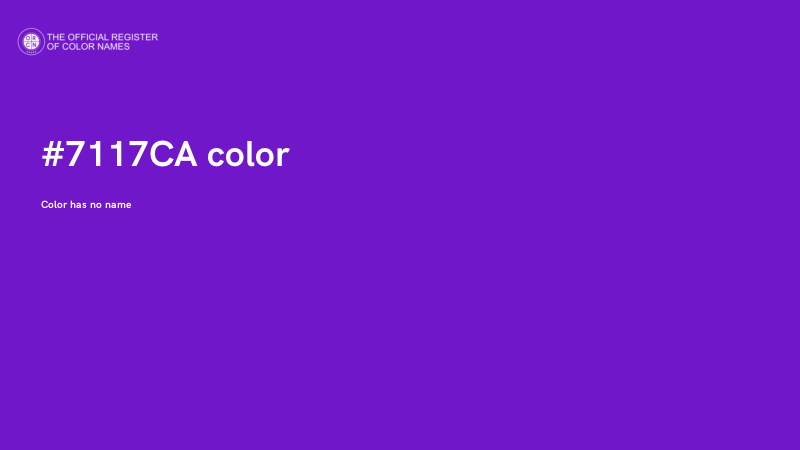 #7117CA color image