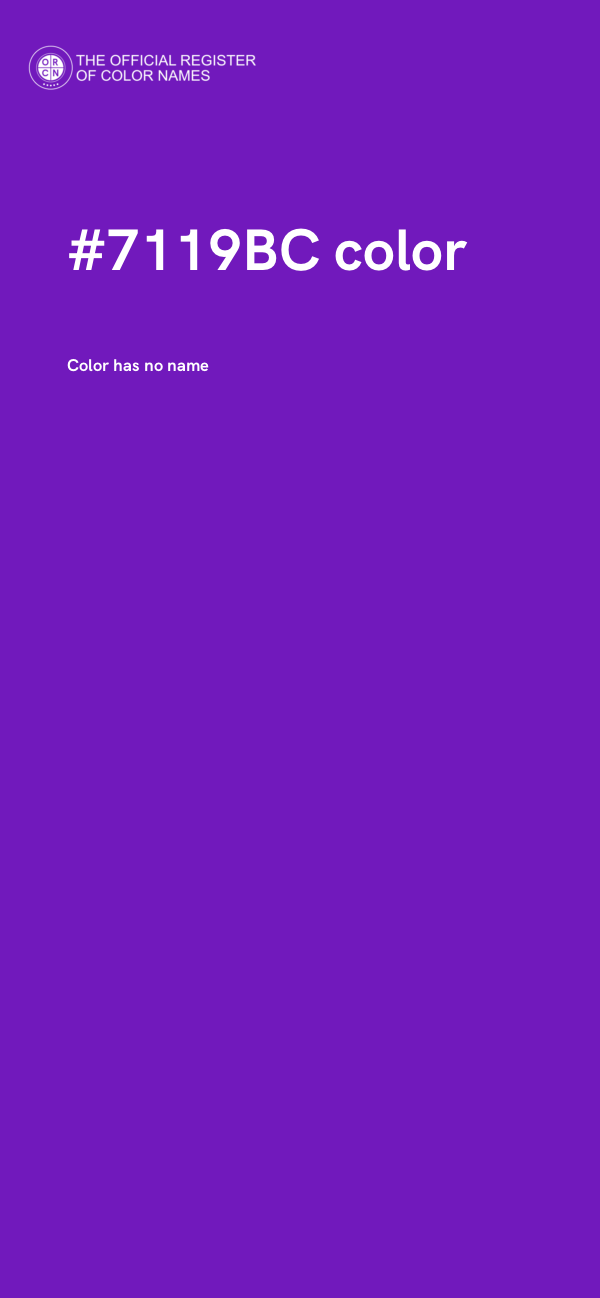 #7119BC color image