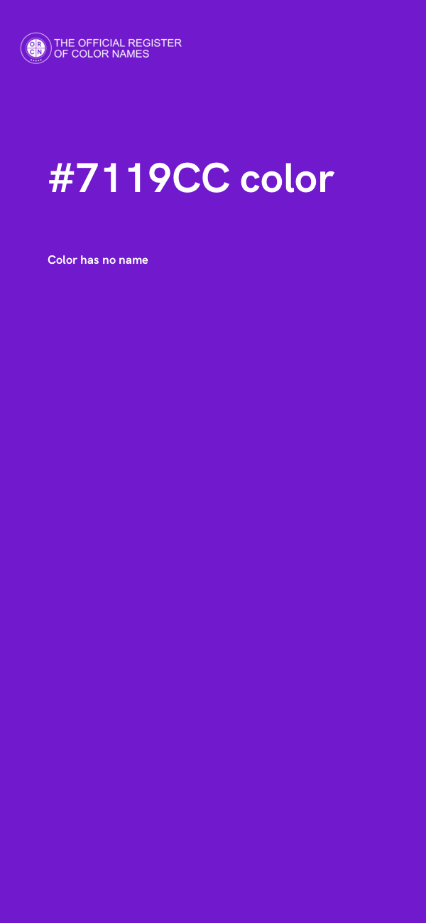 #7119CC color image