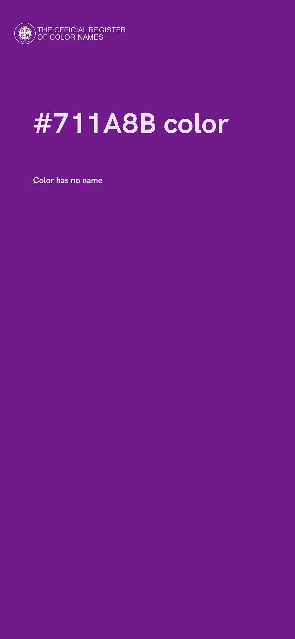 #711A8B color image
