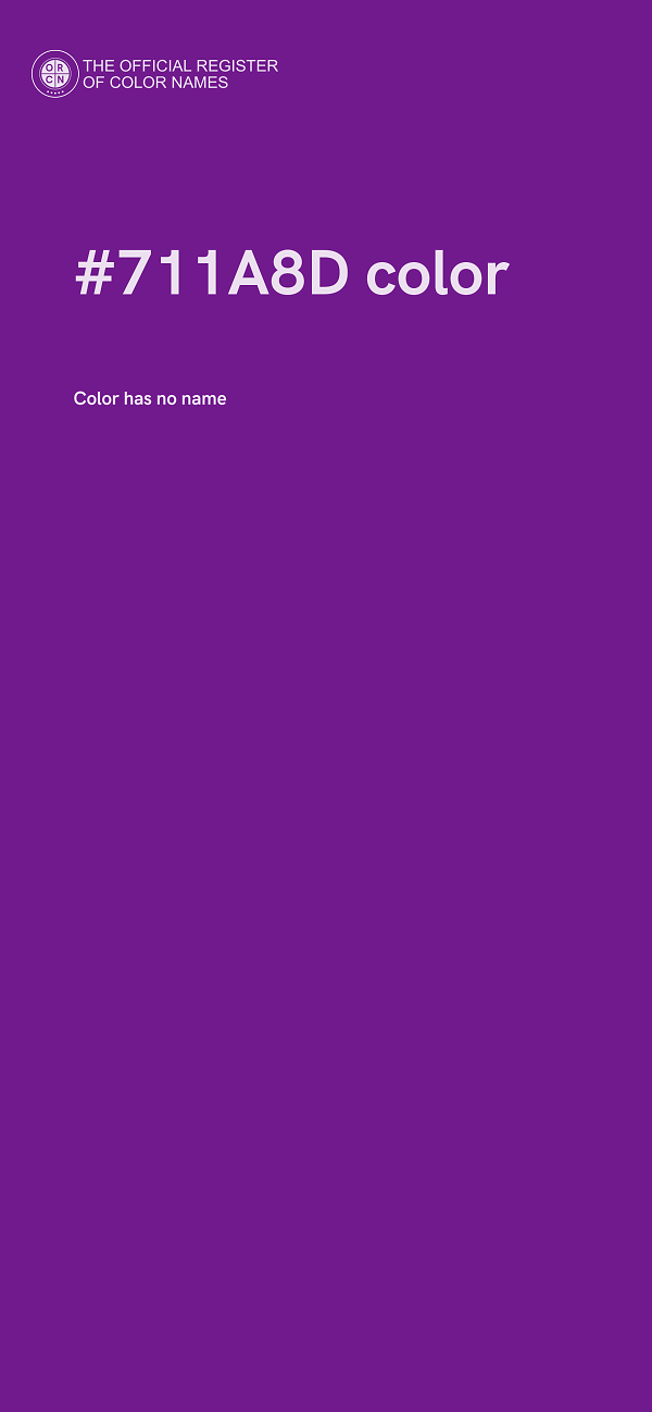 #711A8D color image