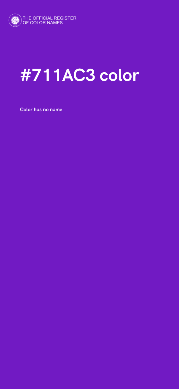 #711AC3 color image