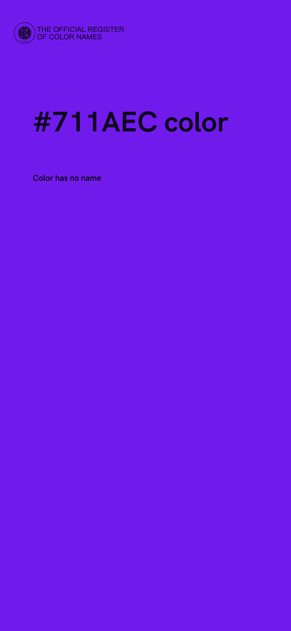 #711AEC color image