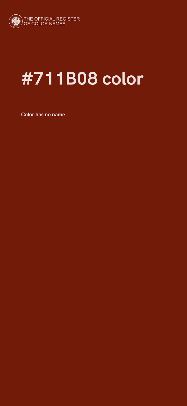 #711B08 color image
