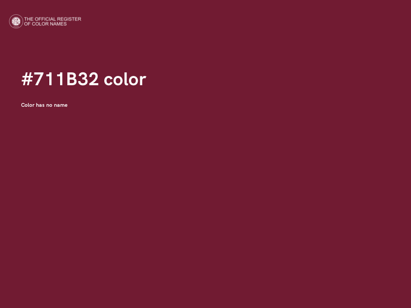 #711B32 color image