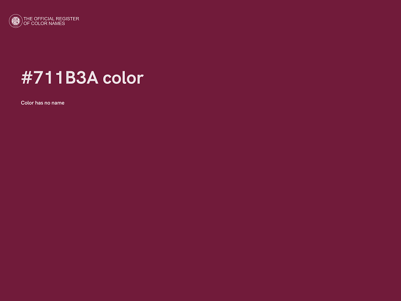 #711B3A color image