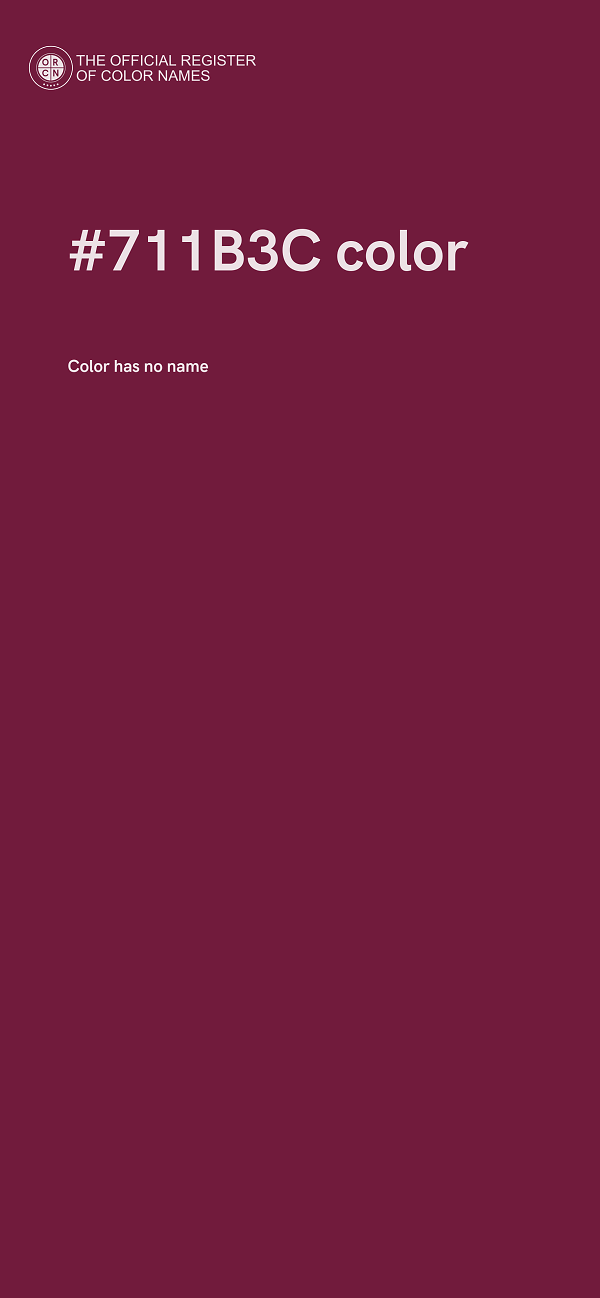 #711B3C color image