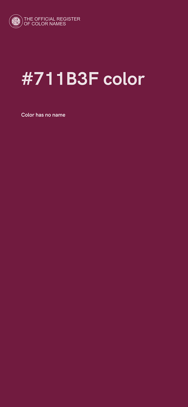 #711B3F color image