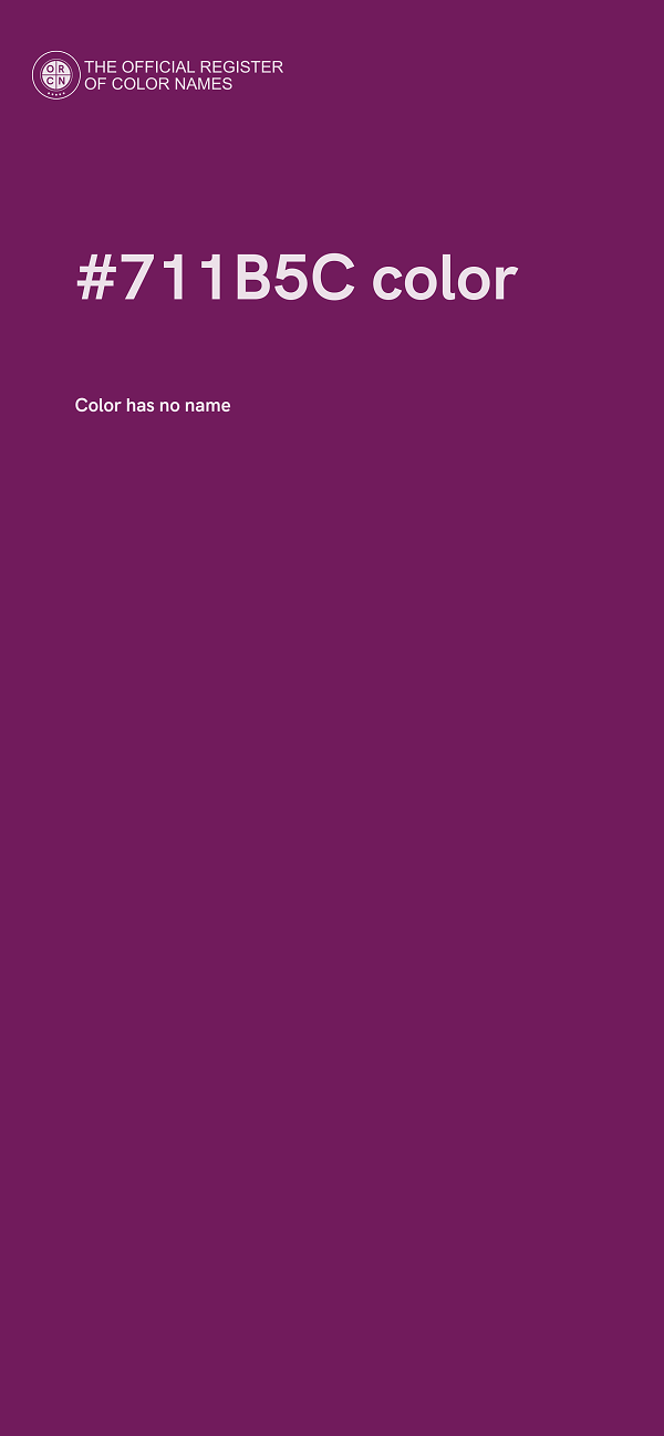 #711B5C color image