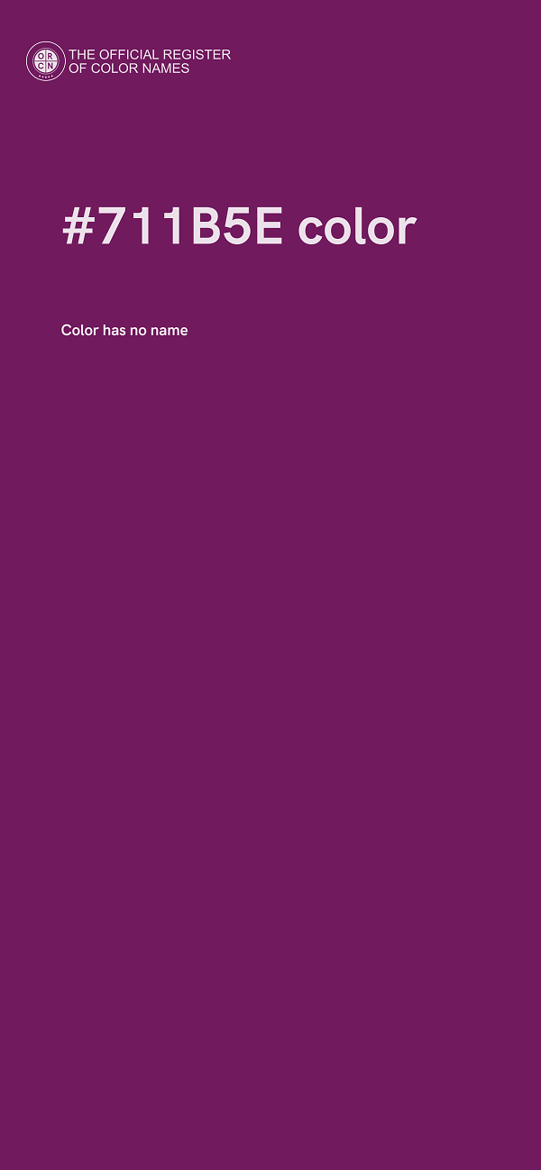 #711B5E color image