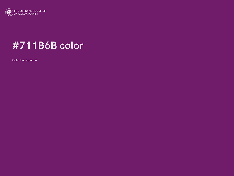 #711B6B color image